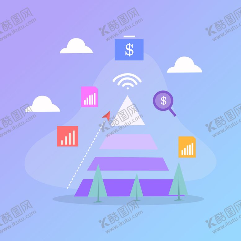 编号：68041709262350412750【酷图网】源文件下载-互联网扁平插画