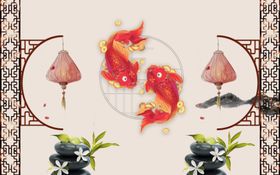 中国风背景墙