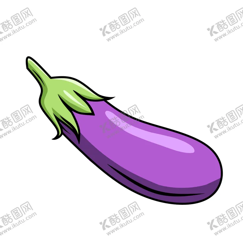 编号：97086310010634049145【酷图网】源文件下载-卡通茄子