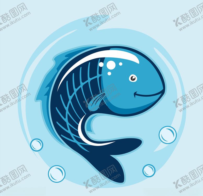 编号：89985909111010261683【酷图网】源文件下载-卡通小鱼