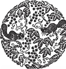 镂空花图案