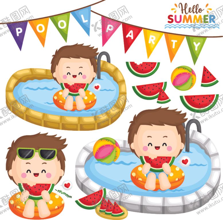 编号：32919010290126352827【酷图网】源文件下载-可爱儿童插画