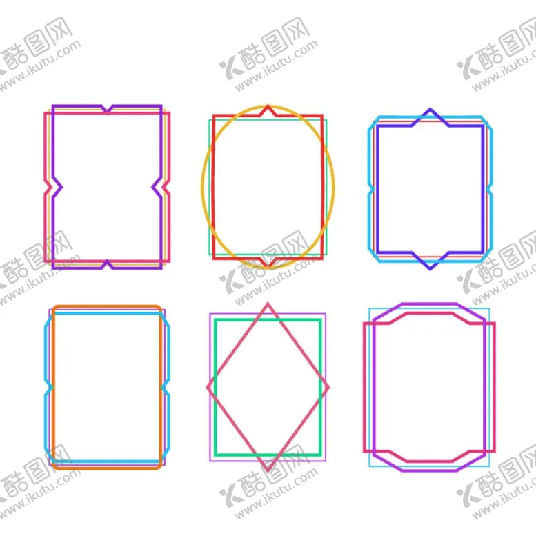 编号：34746712040222116827【酷图网】源文件下载-五彩边框
