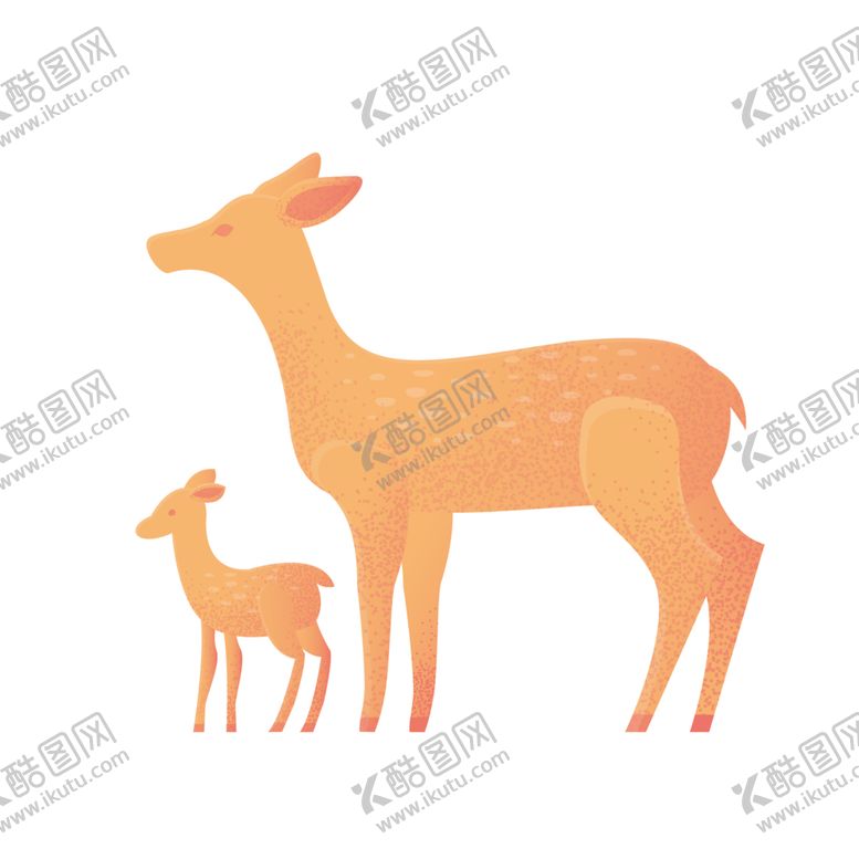 编号：75395505141658012875【酷图网】源文件下载-卡通长颈鹿