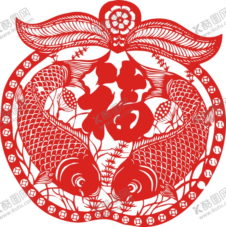 编号：92944509151627364258【酷图网】源文件下载-福字剪纸