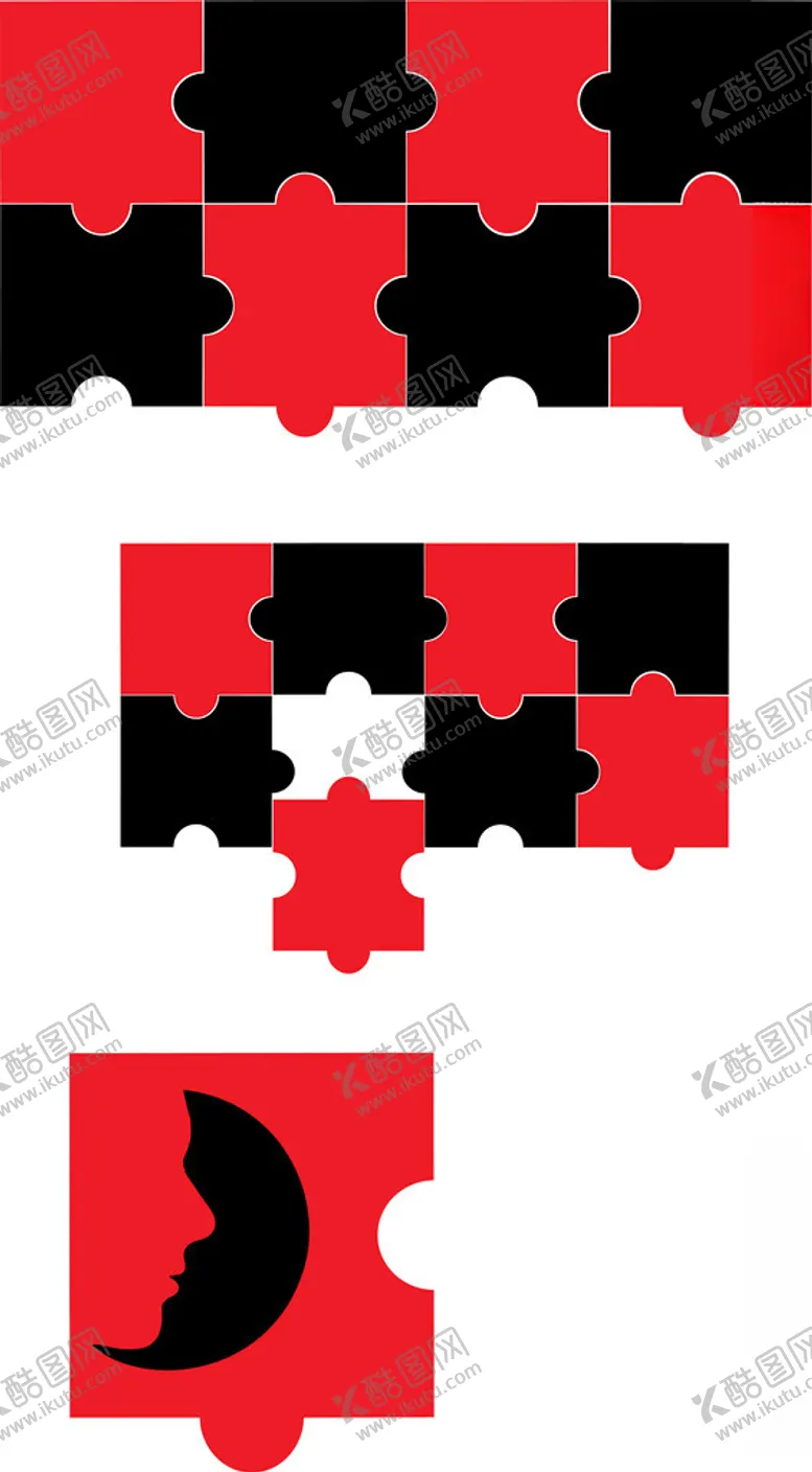 编号：80456303012241149040【酷图网】源文件下载-无缝拼图矢量素材图片