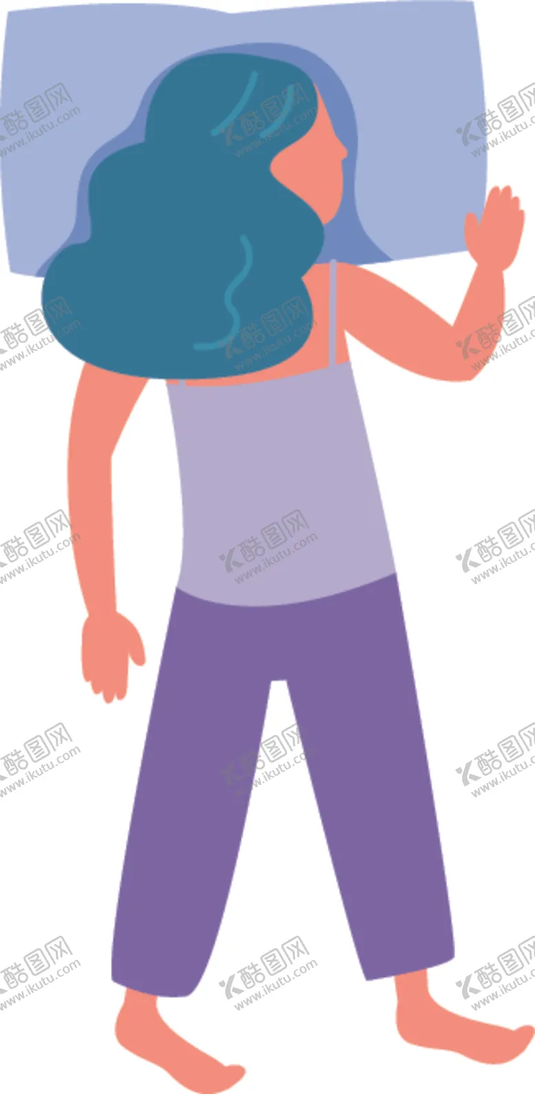 编号：86094103270741534721【酷图网】源文件下载-睡觉姿势
