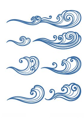 海浪素材