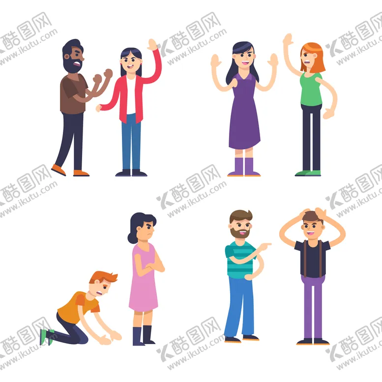 编号：69538409210811145801【酷图网】源文件下载-吵架