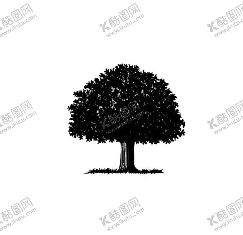 编号：85362009181846300962【酷图网】源文件下载-单色大树