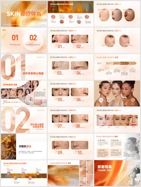 美业皮肤分析PPT