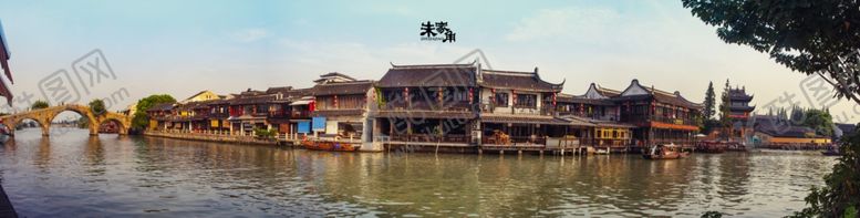 编号：67521212061710157851【酷图网】源文件下载-朱家角全景图