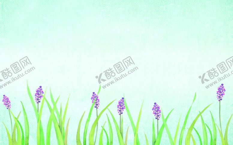 编号：18438007050748264960【酷图网】源文件下载-温馨薰衣草绿色草丛背景墙