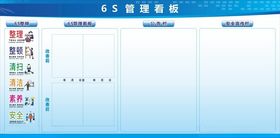 6S 生产宣传看板
