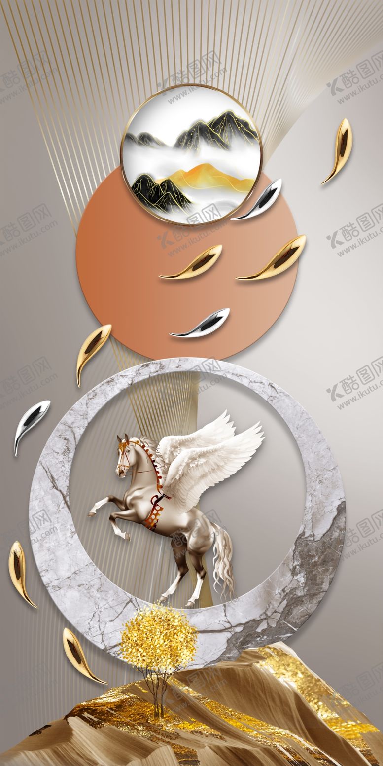 编号：60381709221502247053【酷图网】源文件下载-玄关画