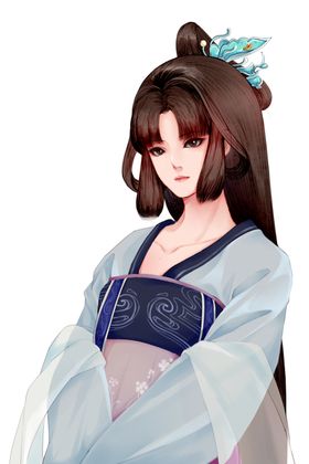 古代女子中国风大小姐风情万种