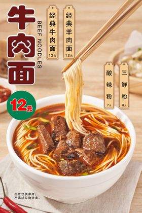 牛肉面海报