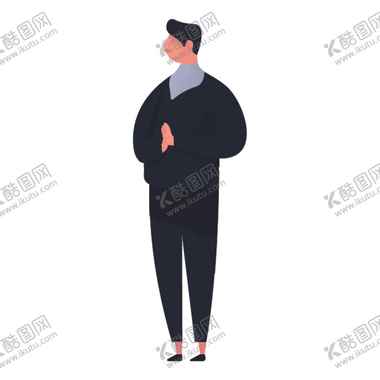编号：60024610251557055765【酷图网】源文件下载-人物形象矢量插画