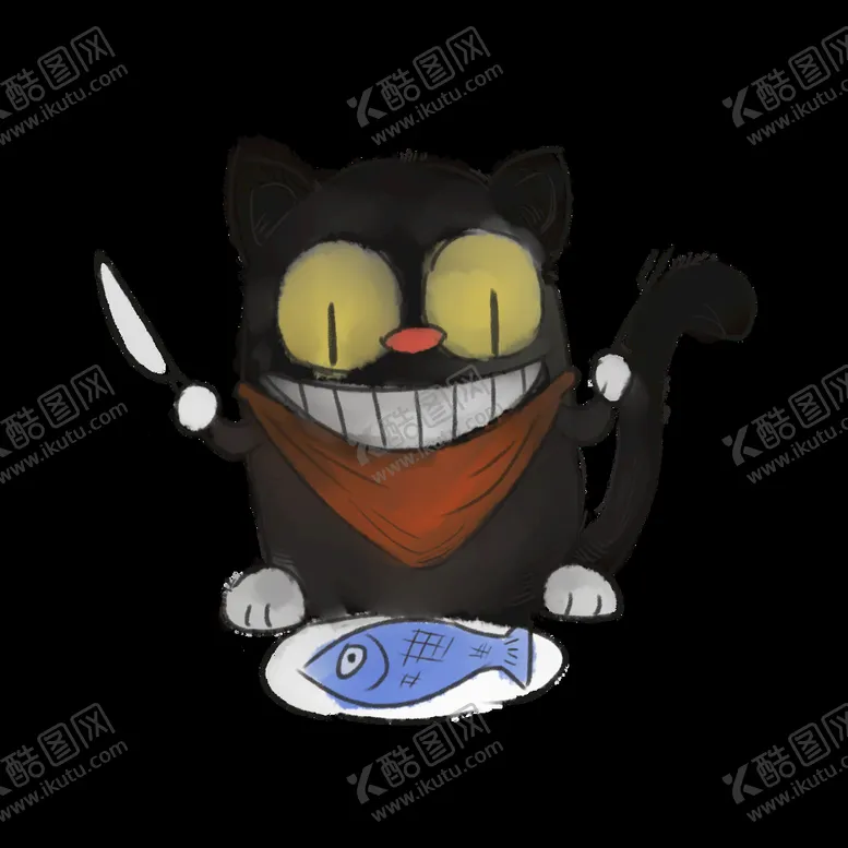 编号：50397410092033293671【酷图网】源文件下载- 手绘卡通猫图片 