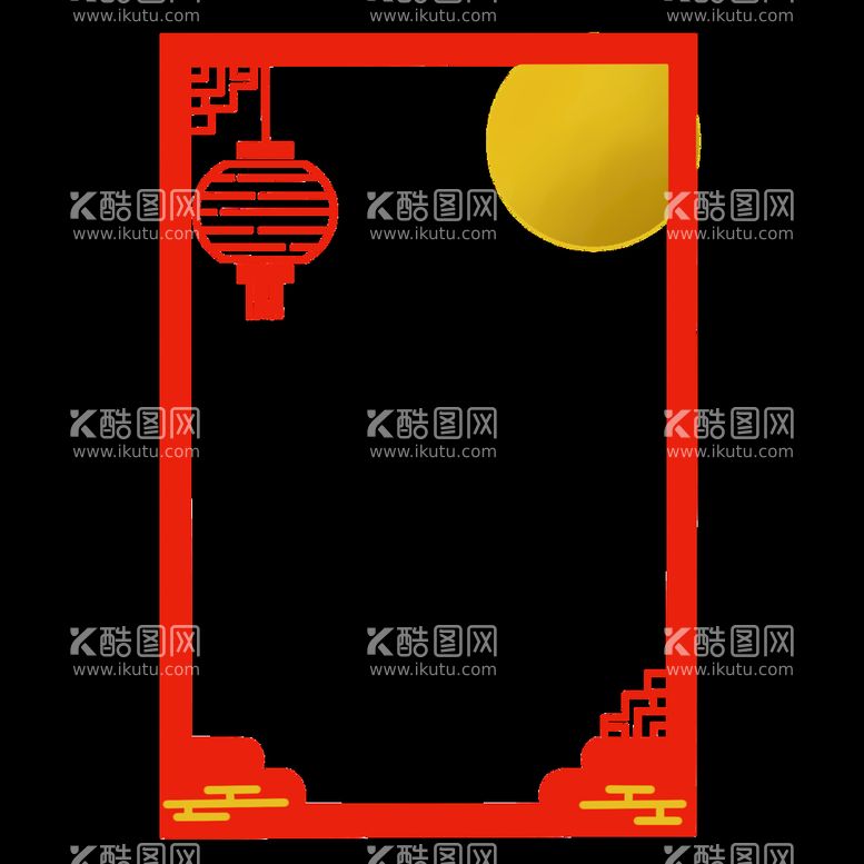 编号：34273311131407438632【酷图网】源文件下载-国潮边框 