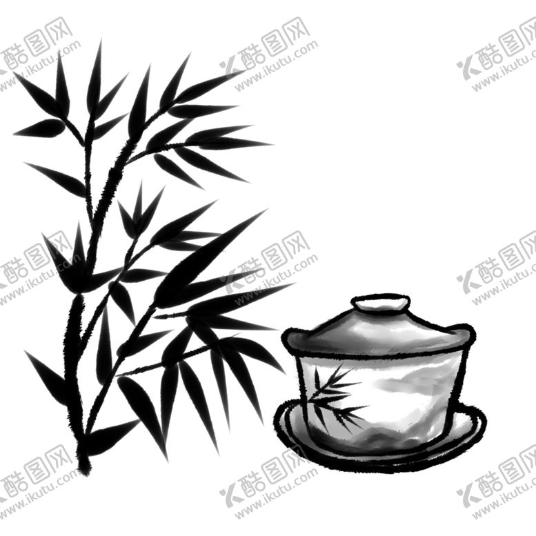 编号：59472009150124253474【酷图网】源文件下载-水墨素材毛笔画素材墨迹素材