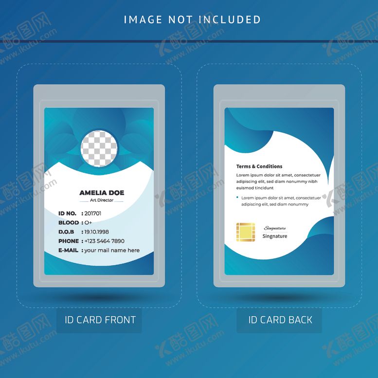 编号：32277410300934562015【酷图网】源文件下载-胸卡工作证