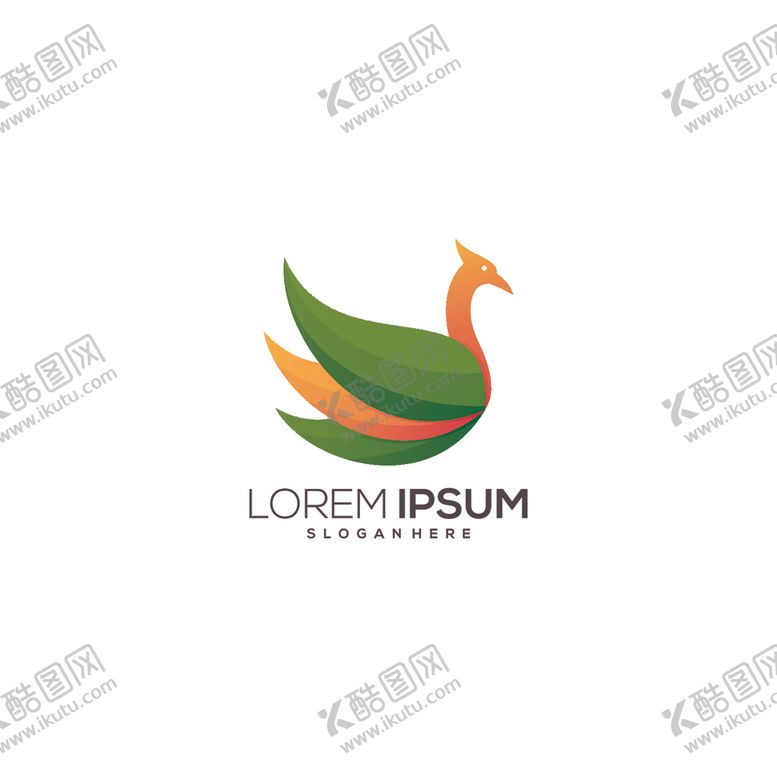 编号：34005207141235397728【酷图网】源文件下载-禽类LOGO标志