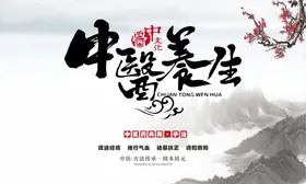 中医养生海报展板挂图图片