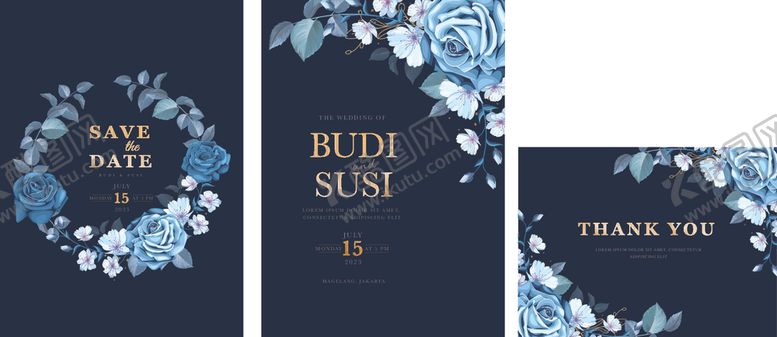 编号：94461005050409004968【酷图网】源文件下载-婚礼结婚请柬邀请函