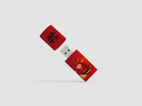 国潮展板中风背景服装中文化