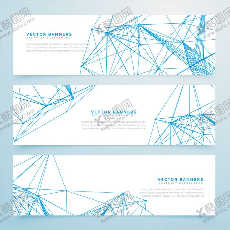 编号：80690611020913374993【酷图网】源文件下载-科技风几何线条横幅设计