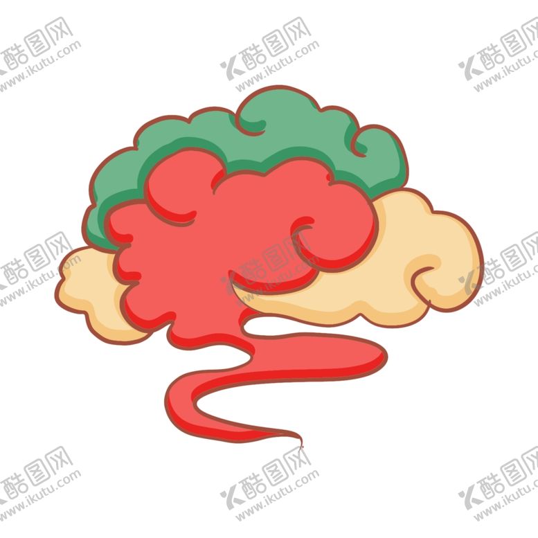 编号：18417502190151097666【酷图网】源文件下载-中国风祥云纹理节日元素