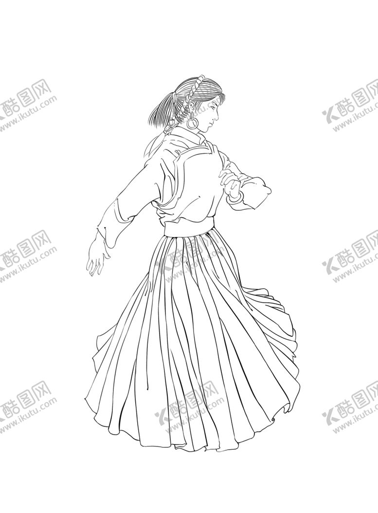 编号：73509110052210038753【酷图网】源文件下载-蒙古女人