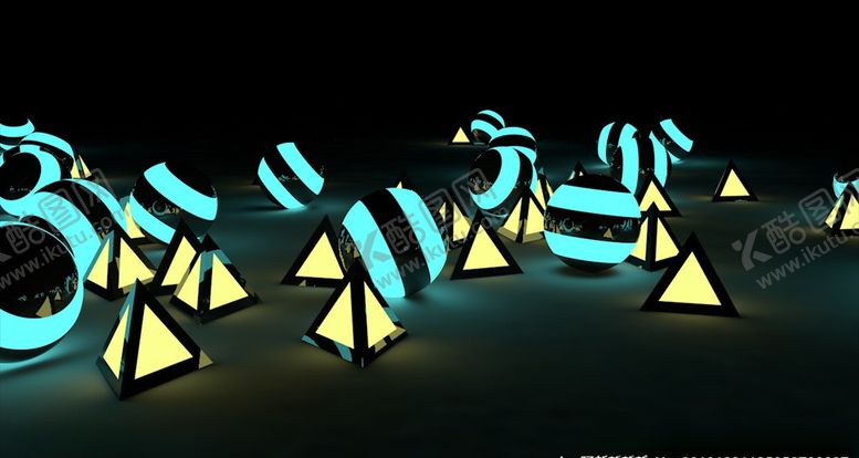 编号：11986910272154503518【酷图网】源文件下载-发光小球