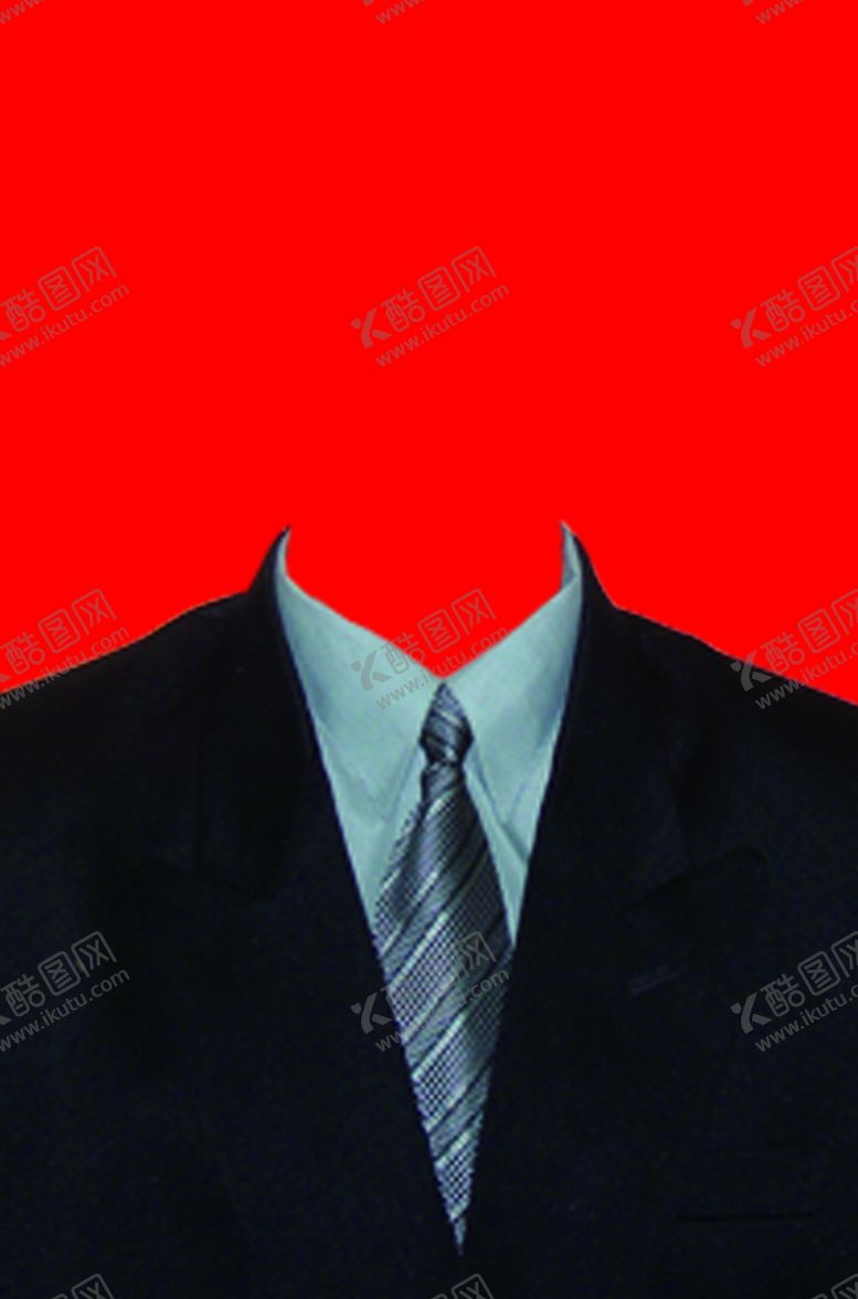 编号：44654809210235066198【酷图网】源文件下载-西装证件照模板