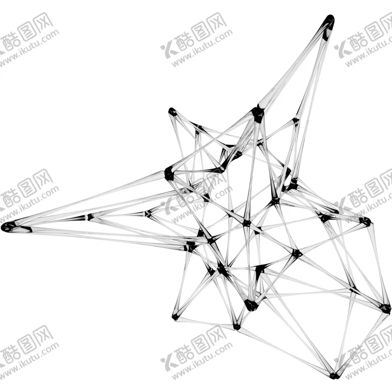 编号：44164103220441362550【酷图网】源文件下载-抽象晶格