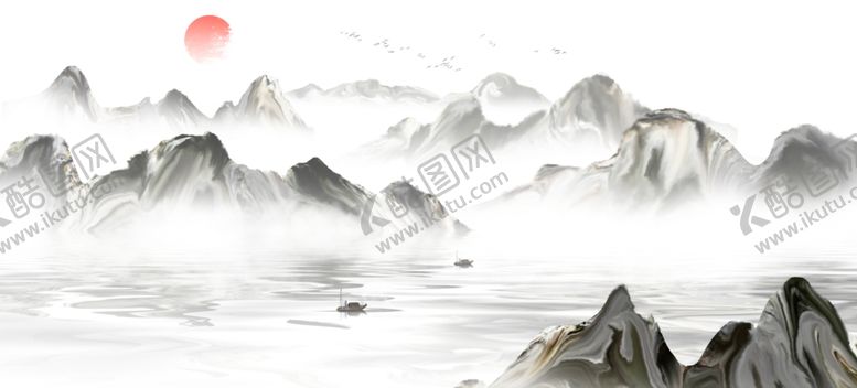 编号：88154106250144061009【酷图网】源文件下载-水墨山水