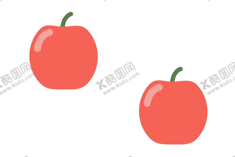 编号：21708510251700548956【酷图网】源文件下载-绿头红苹果