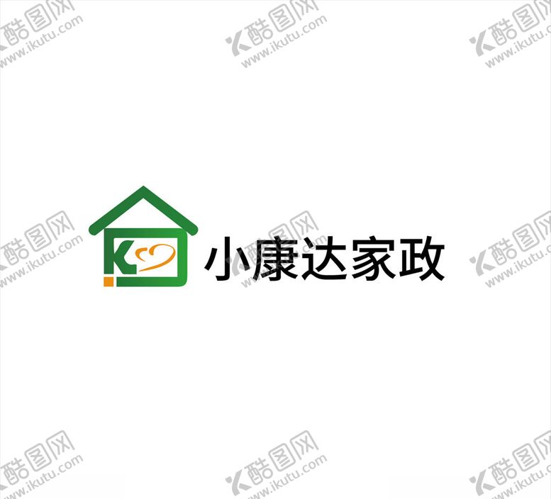 编号：20908203160008399342【酷图网】源文件下载-KD家政家居建筑logo设计