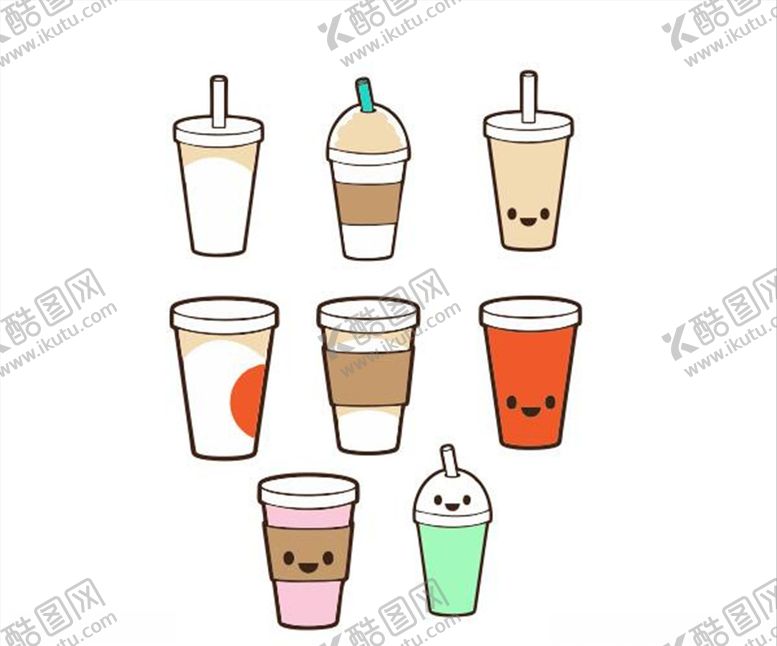 编号：28269907040601276829【酷图网】源文件下载-奶茶卡通图片