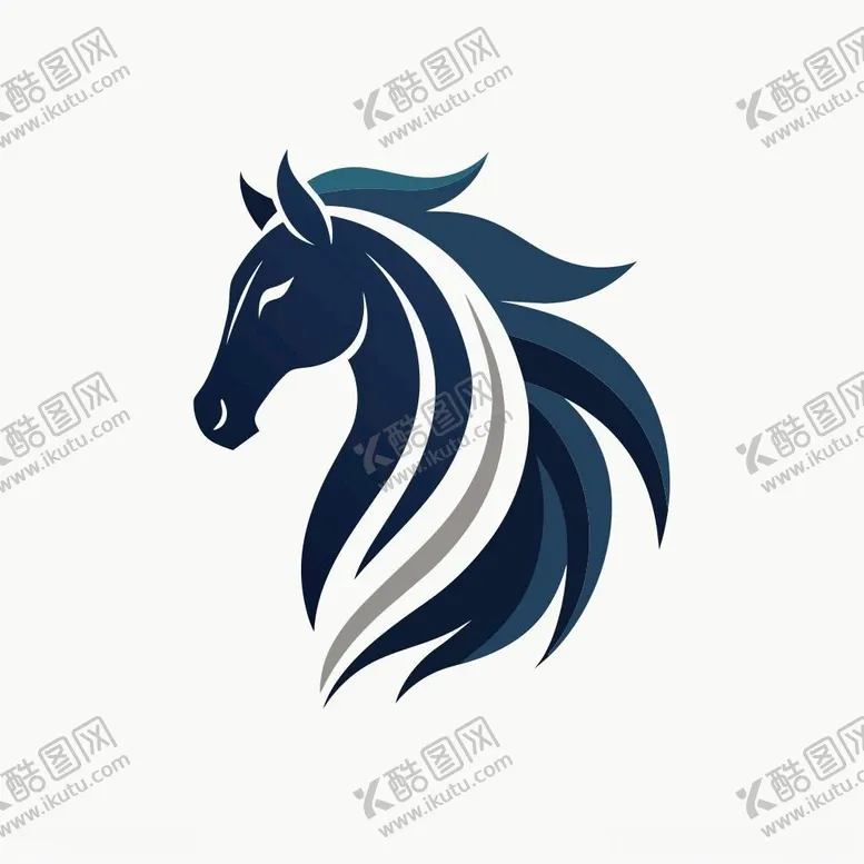 编号：80118601240609473183【酷图网】源文件下载-马头像logo