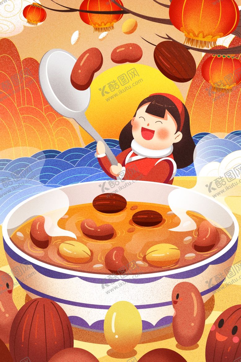 编号：37177404281839083586【酷图网】源文件下载-腊八节