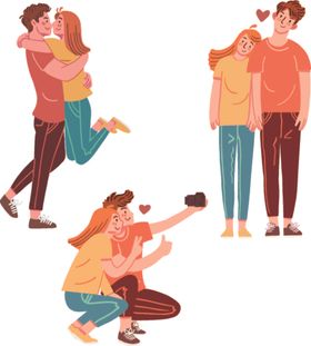 心形LOVE婚庆情人节爱标签礼物爱墙