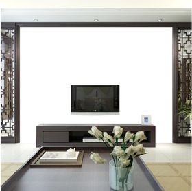 新中式背景墙纸样机