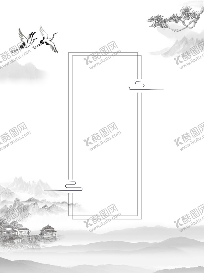 编号：21740610020015075172【酷图网】源文件下载-水墨背景