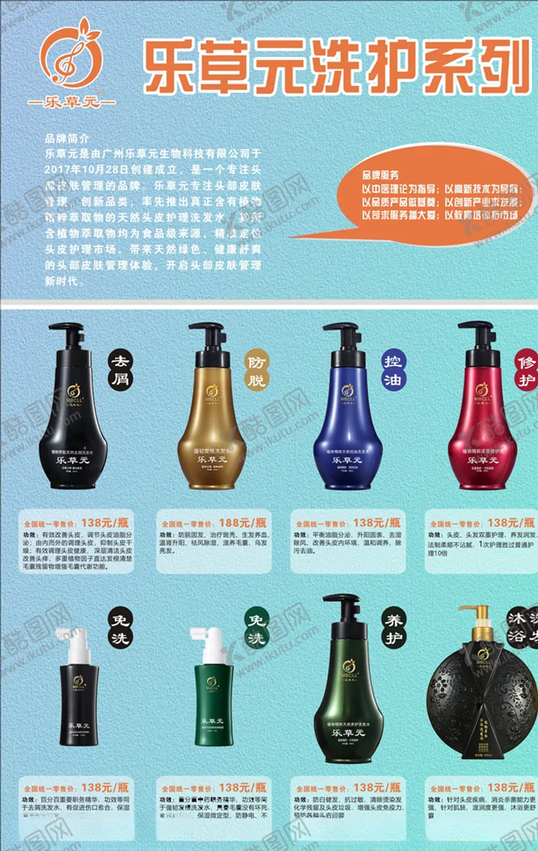 编号：60749906241633028392【酷图网】源文件下载-乐草元洗护系列
