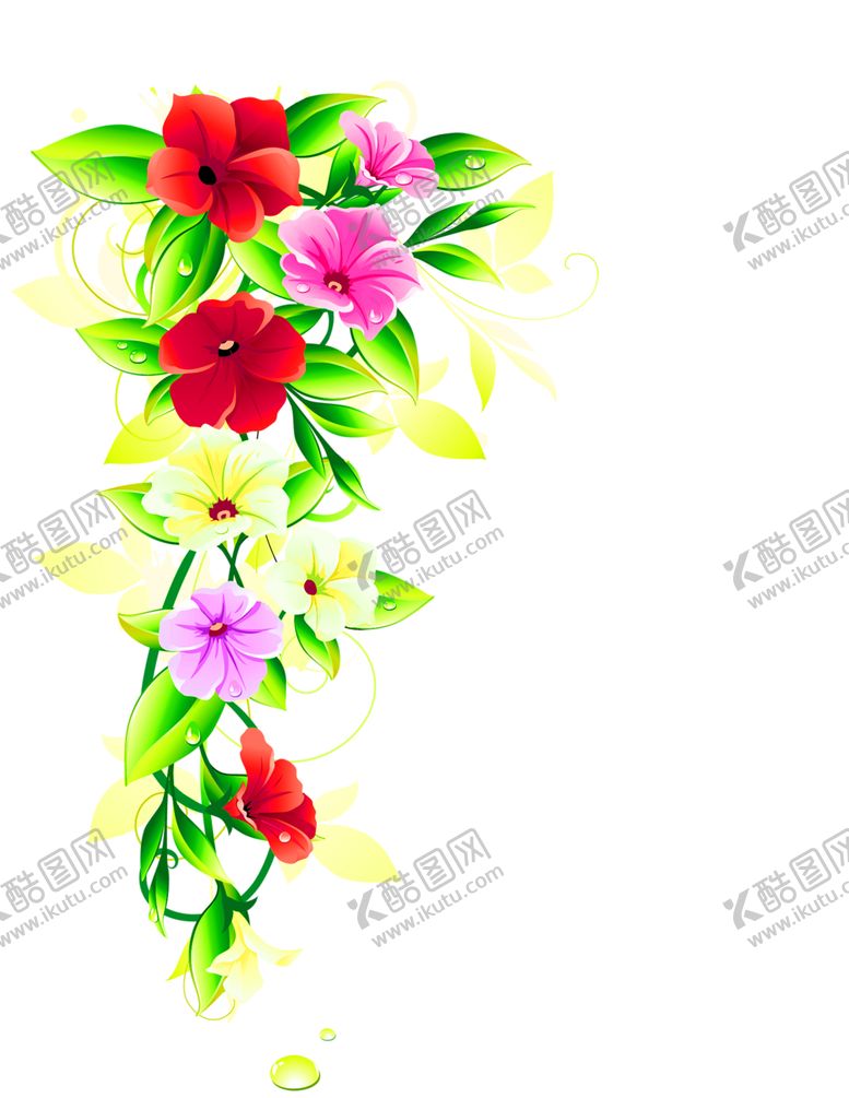 编号：11152506280934231160【酷图网】源文件下载-鲜花装饰