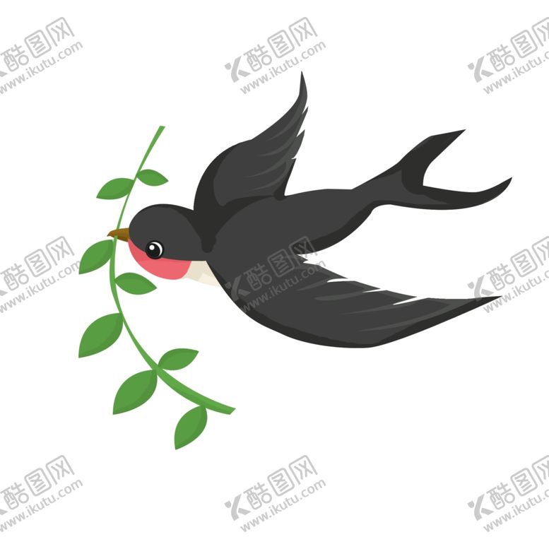 编号：39244709240016525429【酷图网】源文件下载-燕子插画