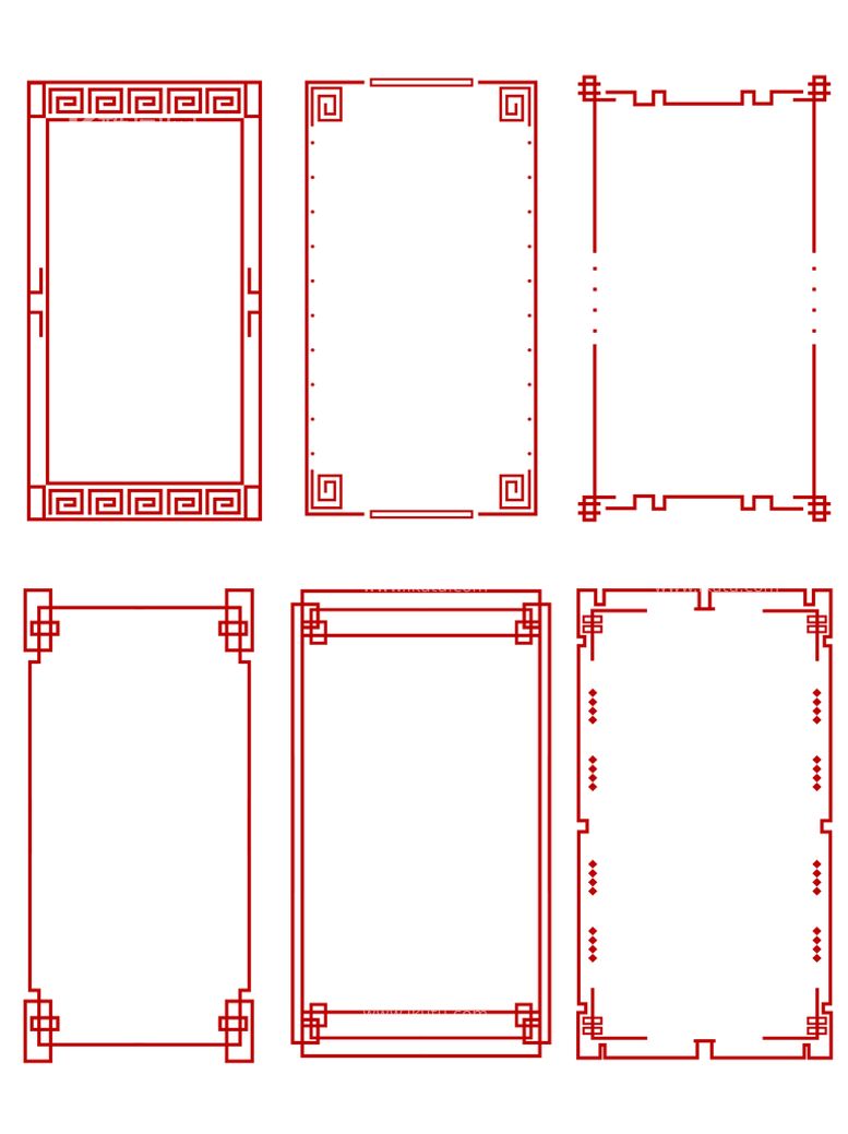 编号：49371011120948406963【酷图网】源文件下载-中国风边框古典边框