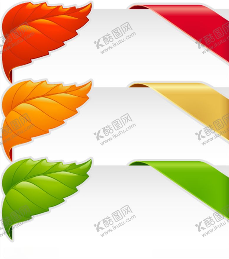 编号：13088409260512126979【酷图网】源文件下载-树叶标签